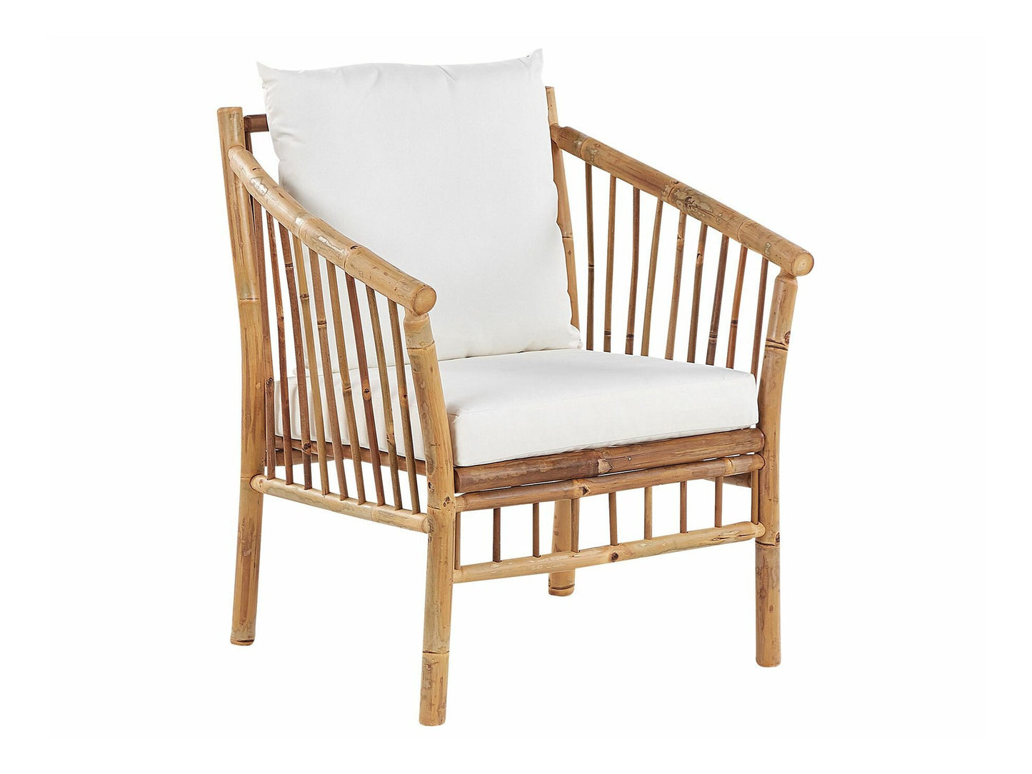 Lauko baldų komplektas Garden Lounge Komplektas with Stalas 4 Seater MAGGIORE Bambukas Medis Šviesi Ruda 341018