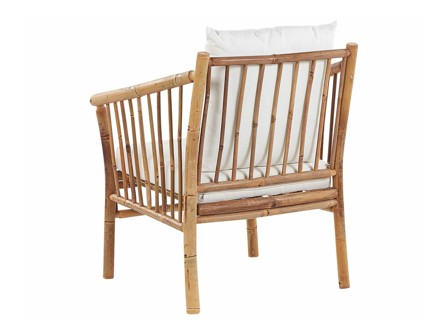 Lauko baldų komplektas Garden Lounge Komplektas with Stalas 4 Seater MAGGIORE Bambukas Medis Šviesi Ruda 341018