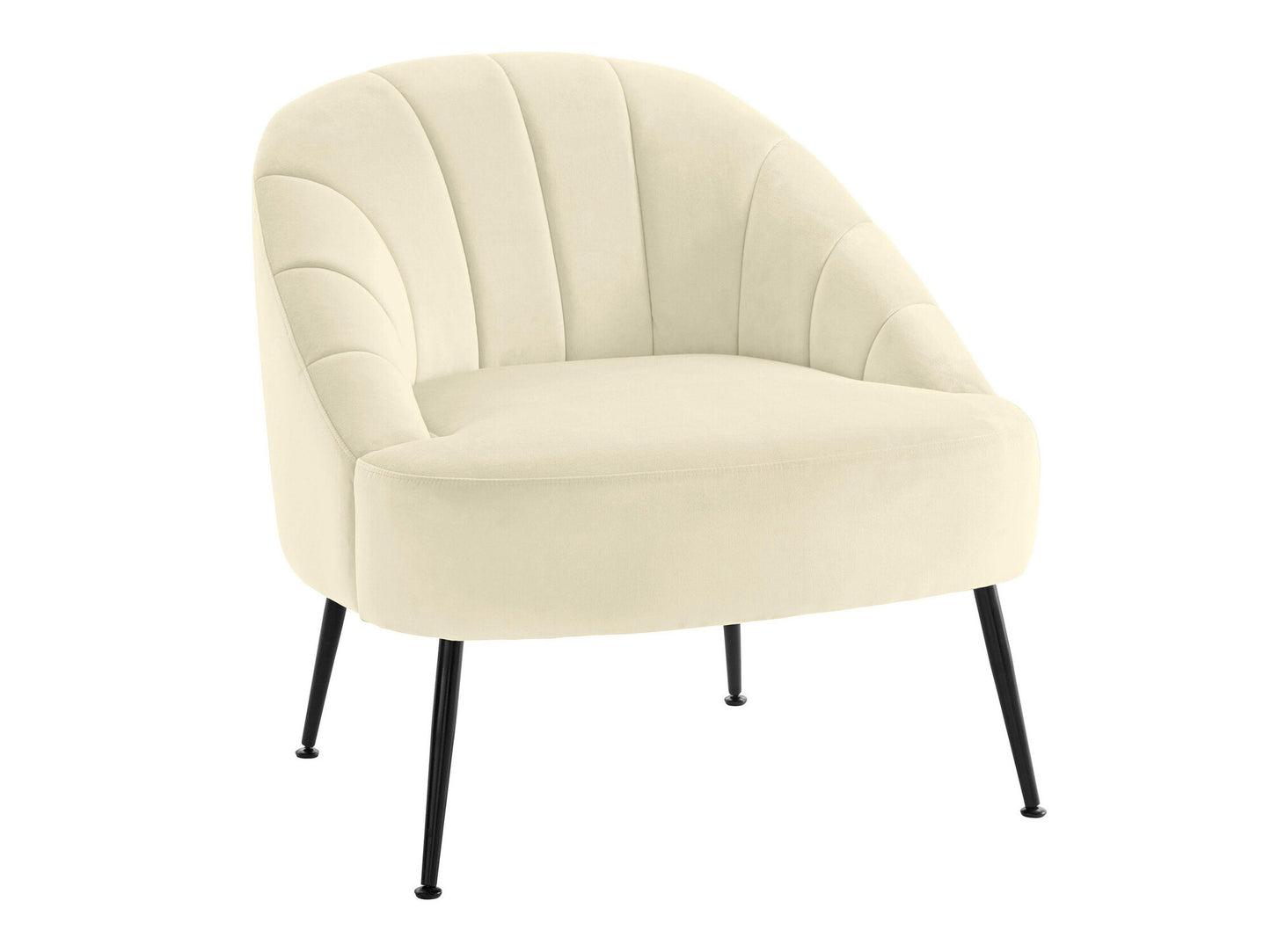 Fotelis Quincy Kėdė Kreminė Balta Vel 11067496