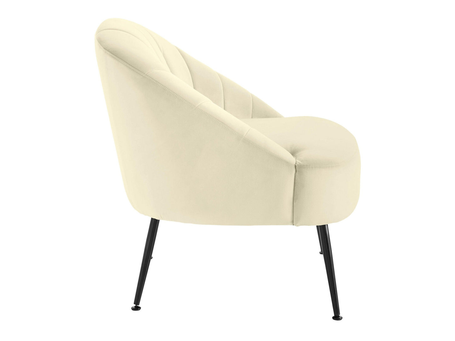 Fotelis Quincy Kėdė Kreminė Balta Vel 11067496