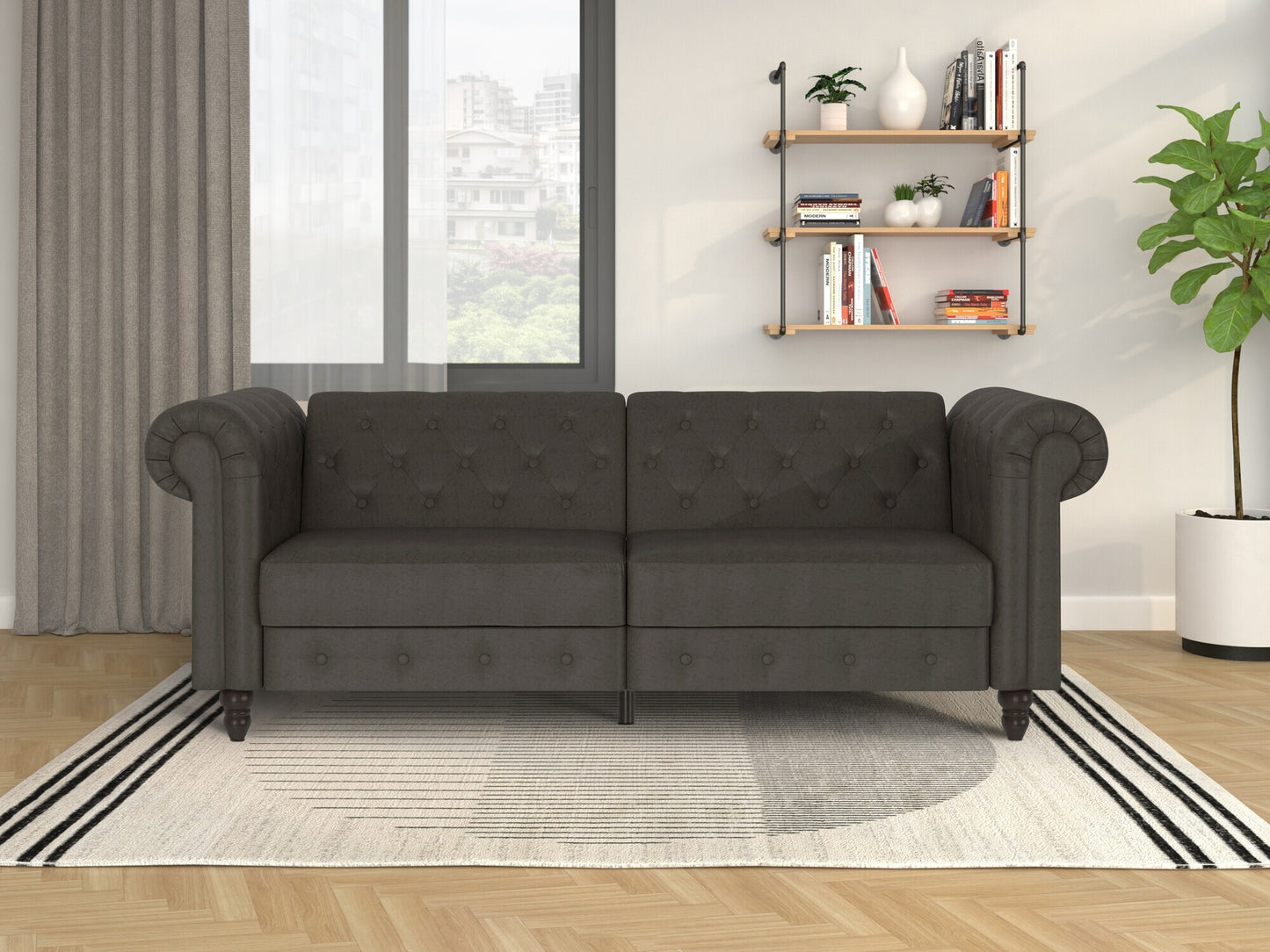 Chesterfield sofa Felix Chesterfield sofa Lova 1181569 (Antracitas)