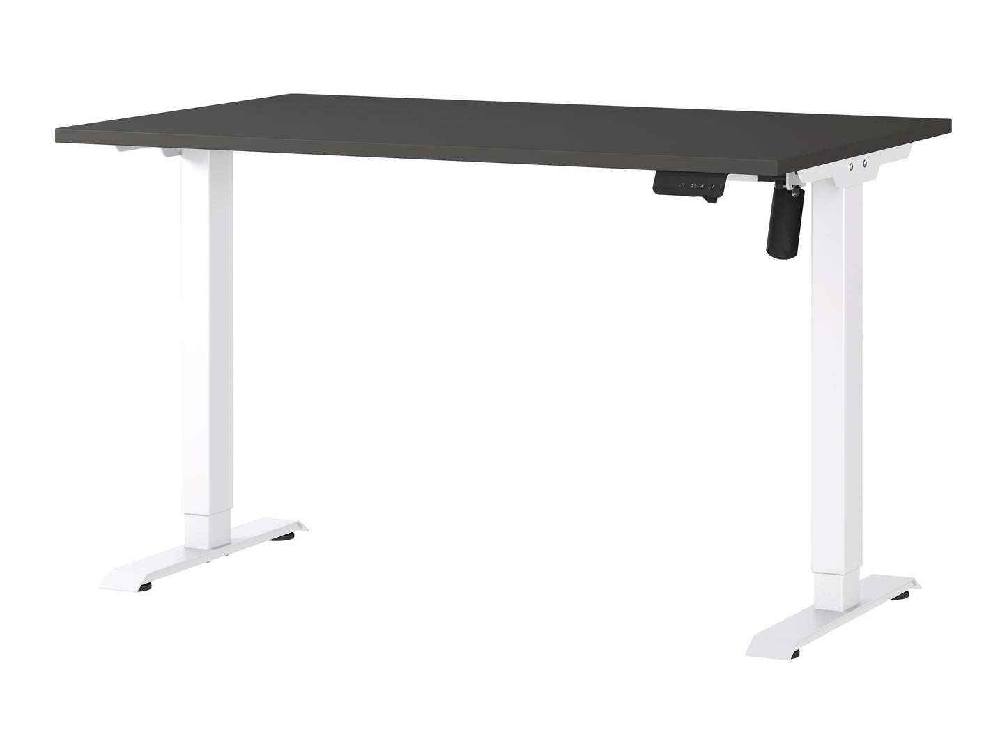 Reguliuojamo aukščio darbo stalas Darbo stalas 8022 elect.aukštis-reguliuojamos GW-PROFI/BORAS 8022-569, Elektrinis 120 cm, Spalva: Grafitas + Balta