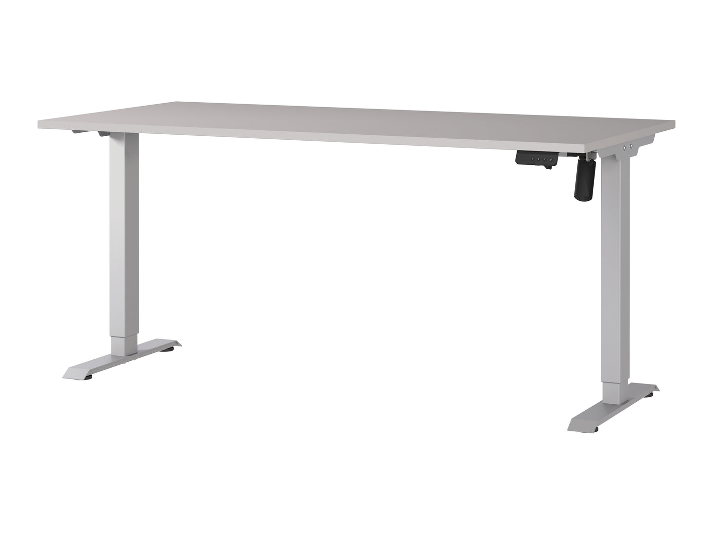 Reguliuojamo aukščio darbo stalas Darbo stalas 8024 elect.aukštis-reguliuojamos GW-PROFI/BORAS 8024-643, Elektrinis 160 cm, Spalva: Kašmyras + Sidabrinė