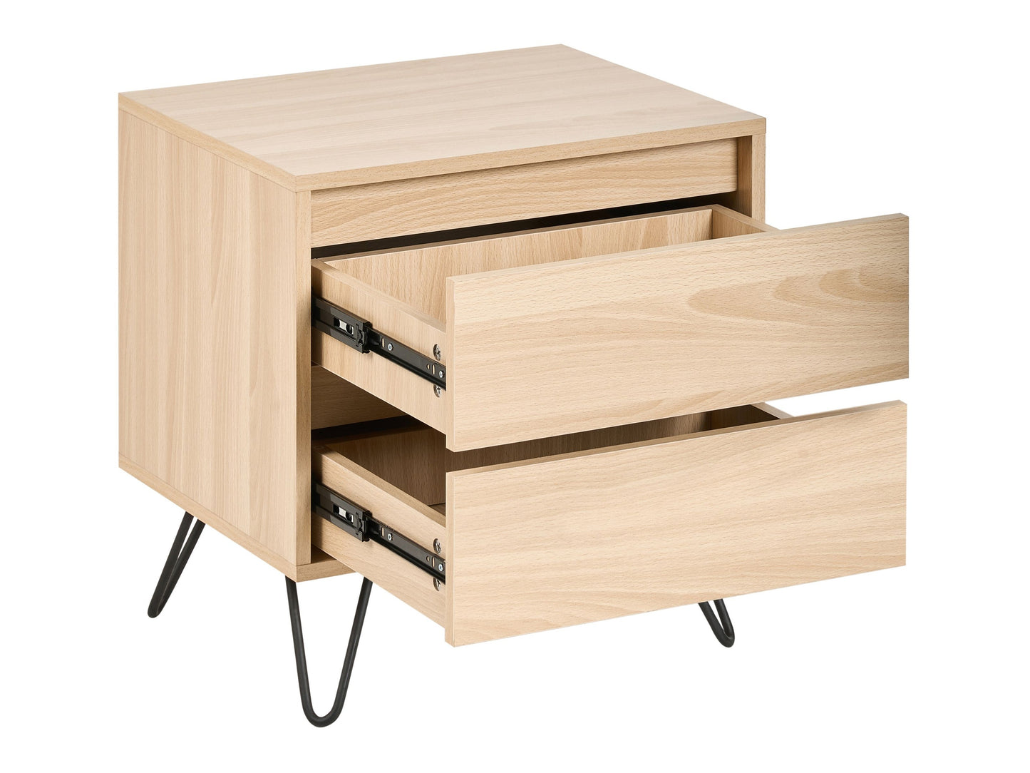 Naktinis staliukas 2 Stalčius Lovoside Stalas CARDIGAN Šviesi Ruda 612503