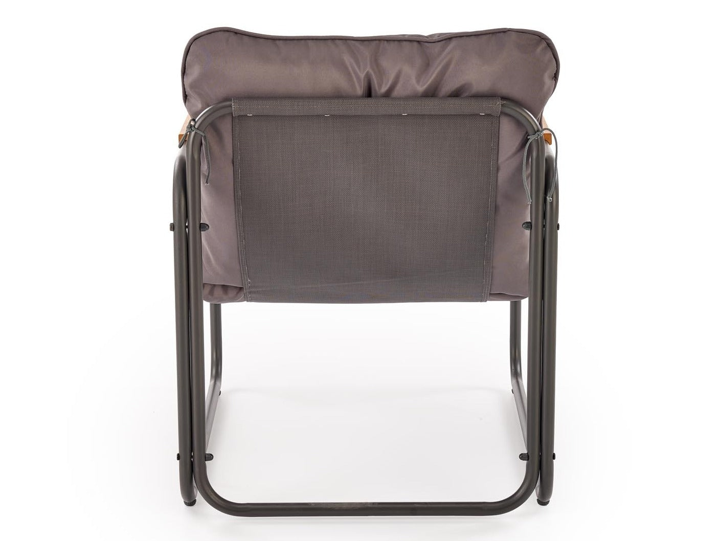 Lauko baldų komplektas HUDSON garden komplektas ( sofa, kėdė 2x, c. stalas ), pilka / ruda V-CH-HUDSON-ZESTAW
