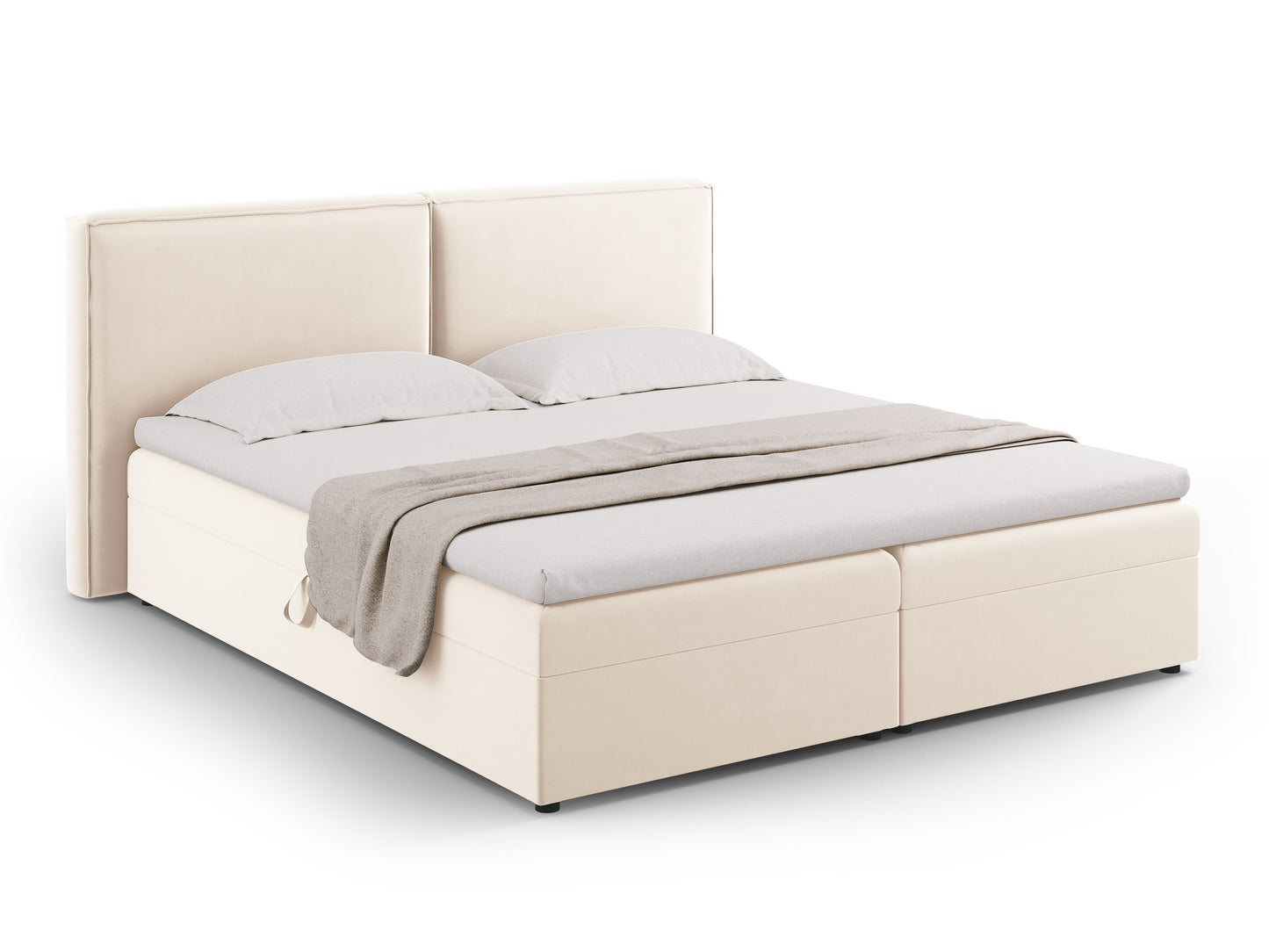 Continental lova Jodie, Spalva: Bluvel 22, Miegamoji dalis: 160 x 200 cm