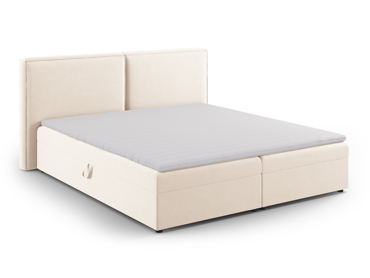 Continental lova Jodie, Spalva: Bluvel 22, Miegamoji dalis: 160 x 200 cm