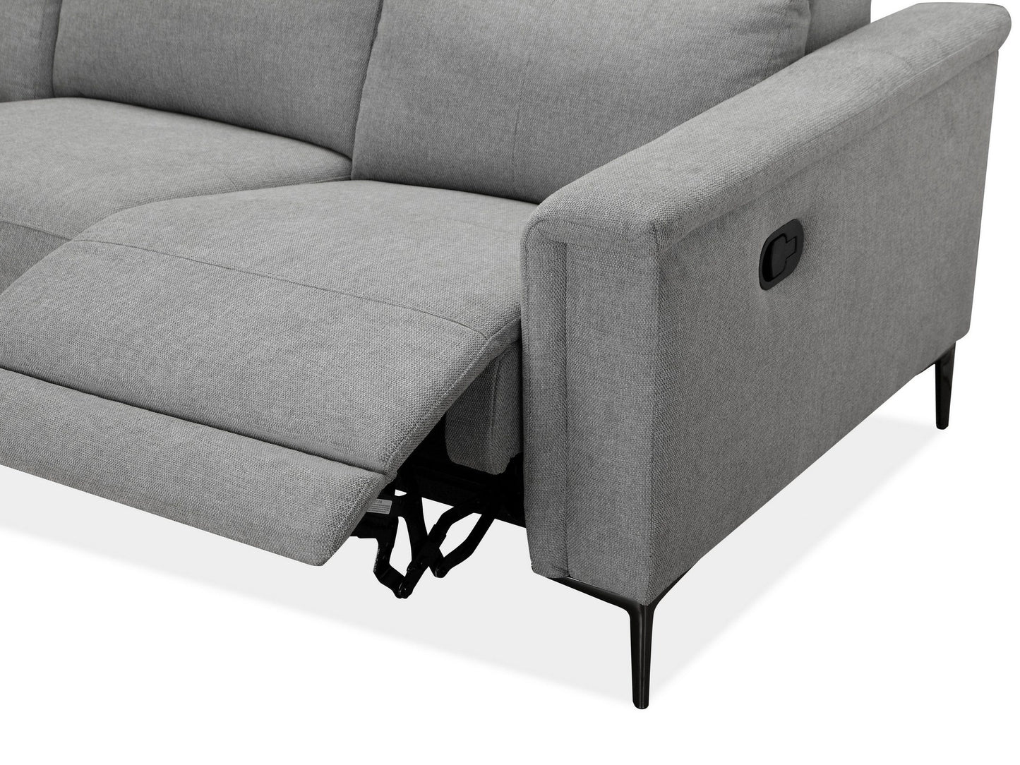 Sofa reglaineris Lund Sofa 3 Seater with 2 Rankinis Reglaineris 1208605, Medžiagos tipas: Gobelenas, Spalva: Pilka
