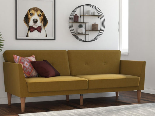 Sofa lova Nevogratz Regal Sofa Lova Garstyčių Geltona Linas - Garstyčių Geltona 2180329N (Geltona)