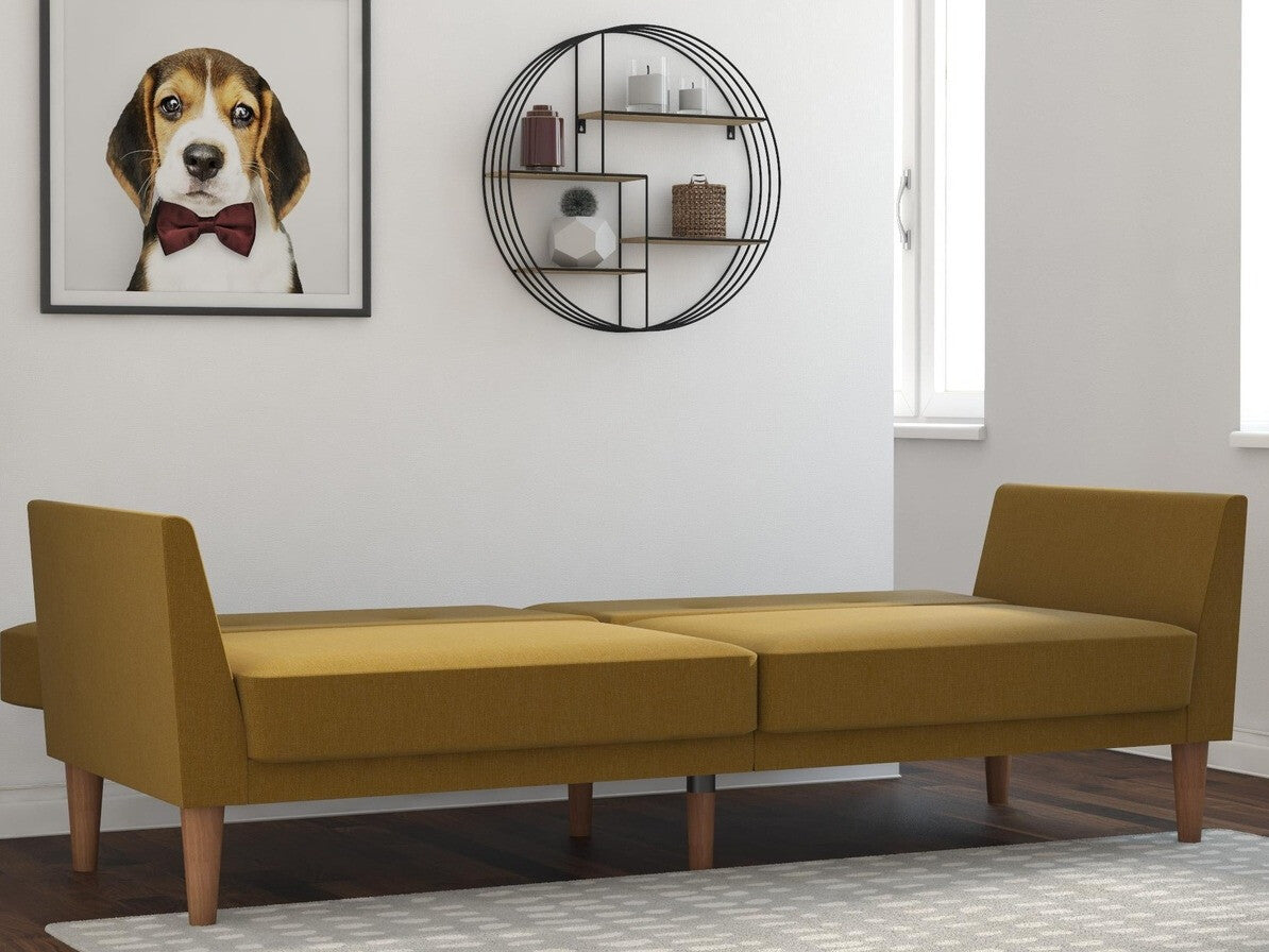 Sofa lova Nevogratz Regal Sofa Lova Garstyčių Geltona Linas - Garstyčių Geltona 2180329N (Geltona)