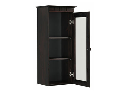 Pakabinama vitrina Cubrix Wall Cab 1D H/L 2107314 (Tamsi ruda)