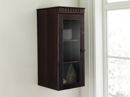 Pakabinama vitrina Cubrix Wall Cab 1D H/L 2107314 (Tamsi ruda)