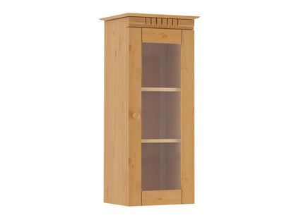 Pakabinama vitrina Cubrix Wall Cab 1D S/W 2107312 (Šviesi ruda)