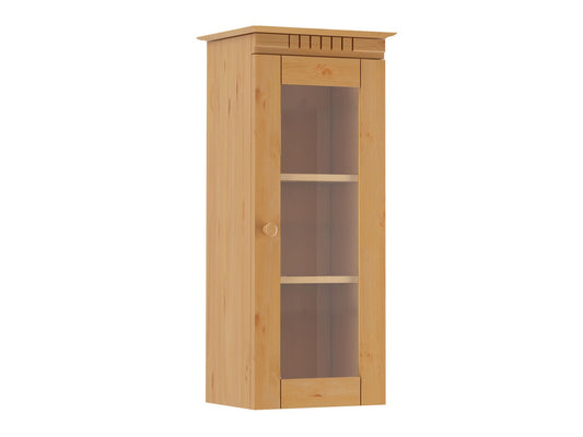 Pakabinama vitrina Cubrix Wall Cab 1D S/W 2107312 (Šviesi ruda)