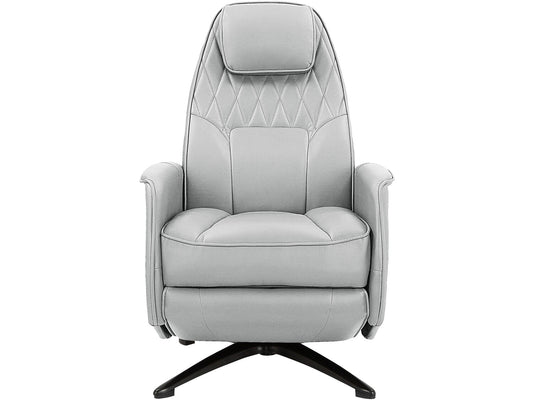Fotelis reglaineris Madoc Recl Man L.Pilka Tec Fab 8641521 (Juoda + šviesi pilka)