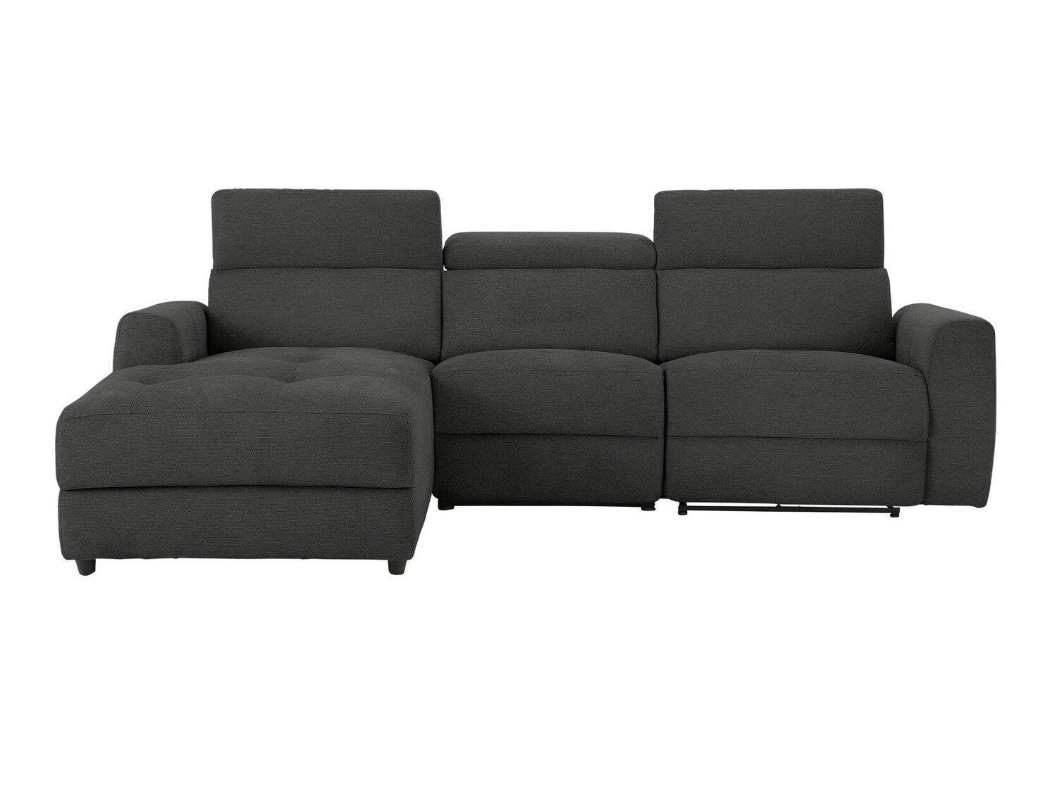 Minkštas kampas reglaineris Capena 3PL Ch.sofa elec. L- Anthr Fab. 64600549 (Kairinis)