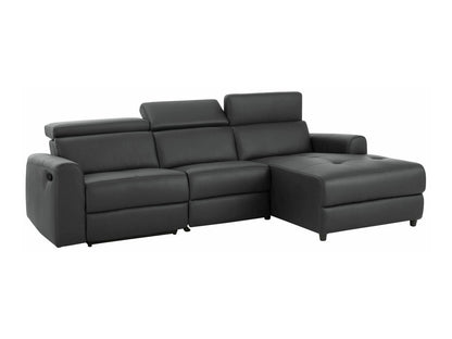 Minkštas kampas reglaineris Capena 3PL Ch.sofa R- Gr PU 64603440, Spalva: Tamsi pilka, Variantas: Dešininis