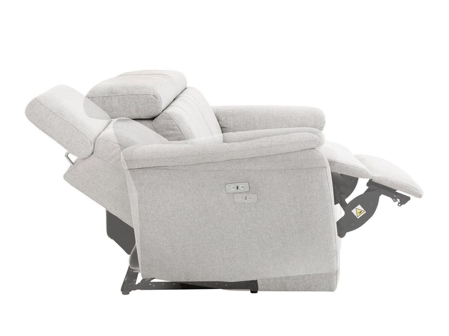 Sofa reglaineris Tanaro III Sofa 2S elektro - Pilka Fab 64707605 (šviesi pilka)