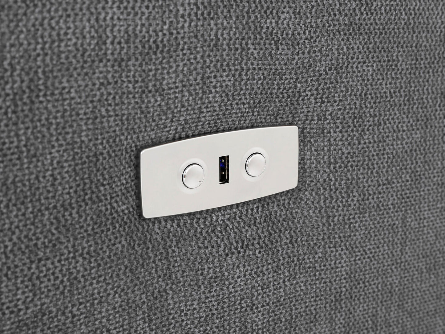 Minkštas kampas reglaineris Tanaro Ch.sofa 3PL L elektro -Anthr Fab 64700549 (Antracitas)