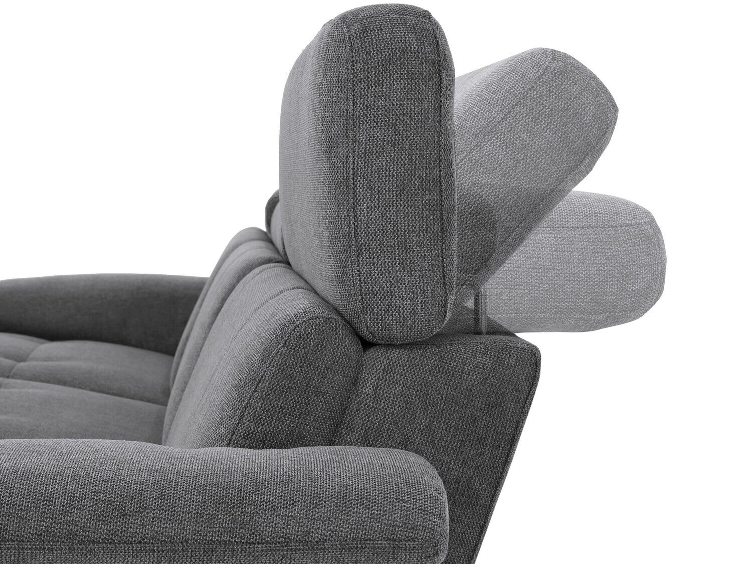Minkštas kampas reglaineris Tanaro Ch.sofa 3PL L elektro -Anthr Fab 64700549 (Antracitas)
