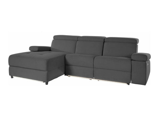 Minkštas kampas reglaineris Rayland Ch.sofa 3PL L elec -Sun Anthr 93670658 (Antracitas)