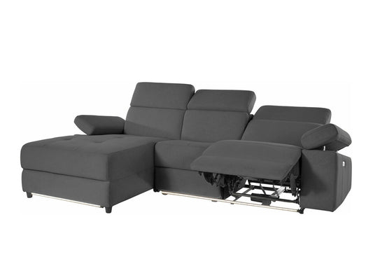 Minkštas kampas reglaineris Rayland Ch.sofa 3PL L elec -Sun Anthr 93670658 (Antracitas)