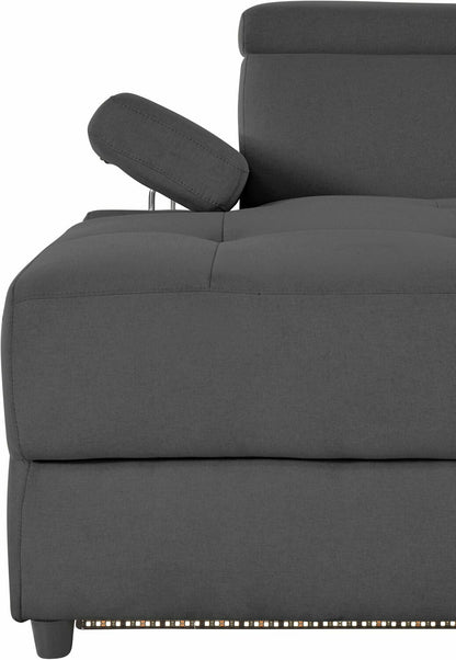 Minkštas kampas reglaineris Rayland Ch.sofa 3PL L elec -Sun Anthr 93670658 (Antracitas)