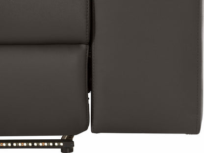 Minkštas kampas reglaineris Rayland Ch.sofa 3PL L elec - Ruda PU 93670421 (Ruda)