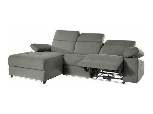 Minkštas kampas reglaineris Rayland Ch.sofa 3PL L man - Sun Pilka 93671659 (Pilka)
