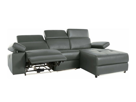 Minkštas kampas reglaineris Rayland Ch.sofa 3PL R elec - Pilka PU 93672440 (Pilka)
