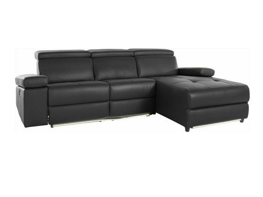 Minkštas kampas reglaineris Rayland Ch.sofa 3PL R man - Juoda PU 93673422 (Juoda)