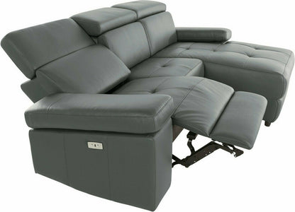 Minkštas kampas reglaineris Rayland Ch.sofa 3PL R man - Pilka PU 93673440 (Pilka)