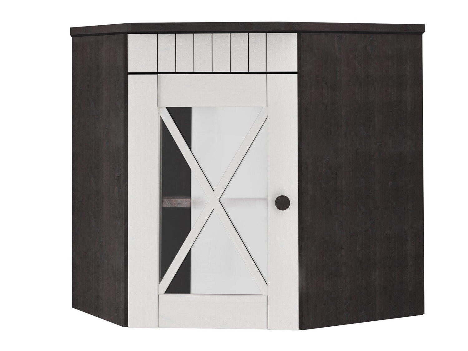 Pakabinama kampinė vitrina Cornelia Kit Wall Cab corn-H/H 7675050