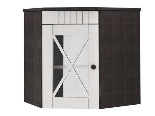 Pakabinama kampinė vitrina Cornelia Kit Wall Cab corn-H/H 7675050