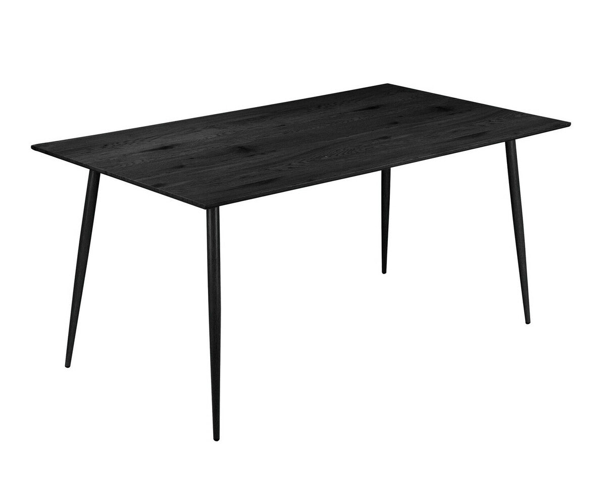 Valgomojo komplektas Monza komplektas 160 - Anthr/Juoda Juoda/Juoda 66472653 (Juoda + Antracitas)