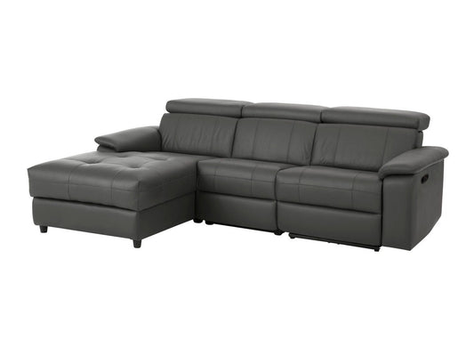 Minkštas kampas reglaineris Tanaro III Ch.sofa 3PL L manuell- Pilka PU64701440 (Pilka)