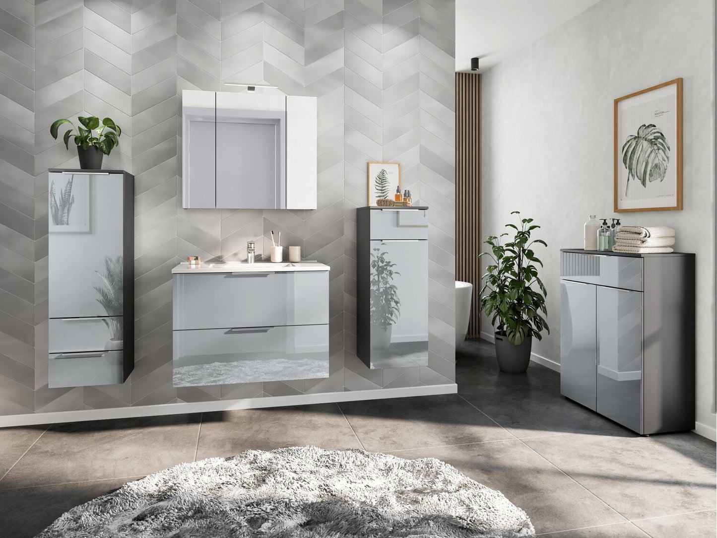 Pakabinama vonios spintelė GW-VASIO Cupboard 7988-587