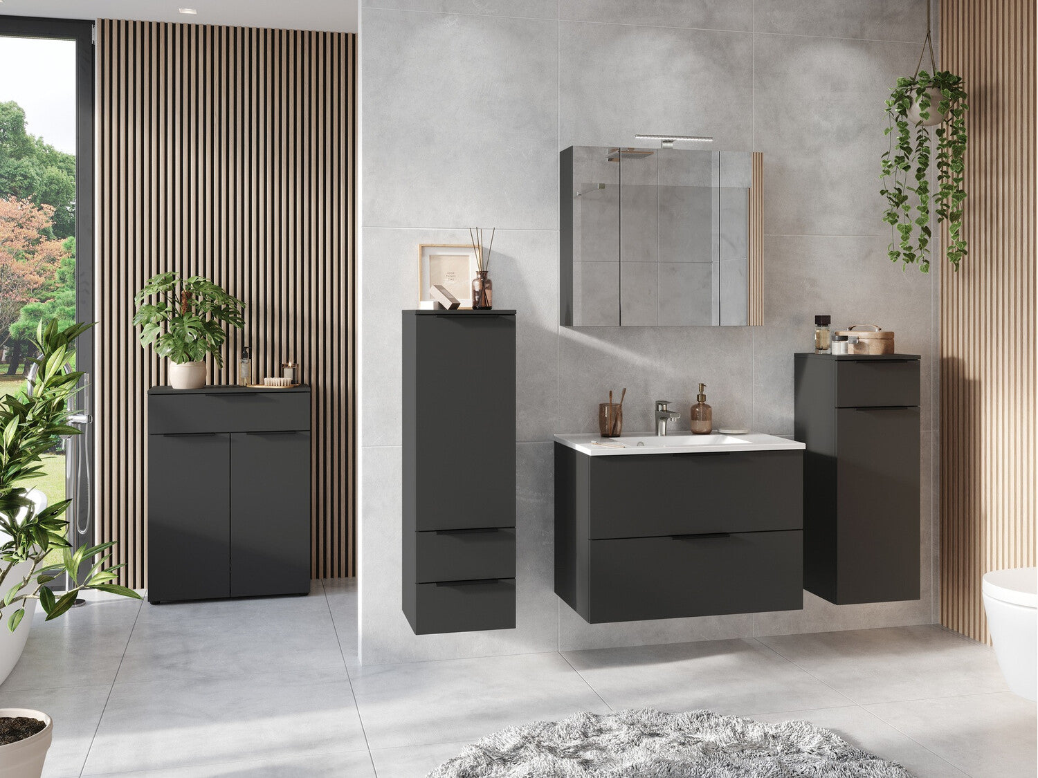 Pakabinama vonios spintelė GW-CRANDON Cupboard 0279-547
