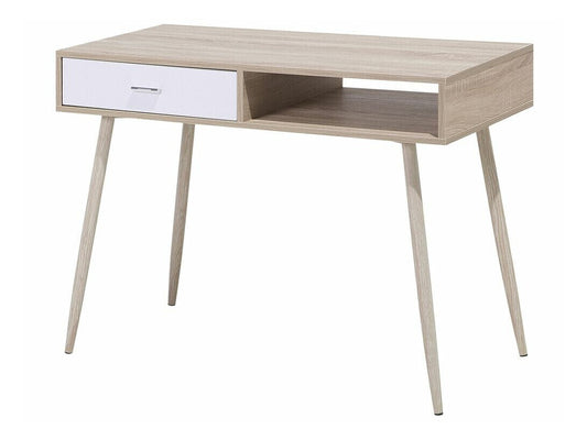 Darbo stalas 1 Stalčius Home Office Darbo stalas with Lentyna 100 x 48 cm Šviesi Medis DEORA 107184