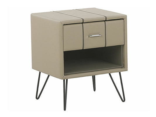 Naktinis staliukas BETIN 204969, Spalva: Beige