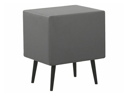 Naktinis staliukas 2 Stalčius Faux Oda Lovoside Stalas Pilka ESSONNE 204984 Spalva: Pilka + Juoda