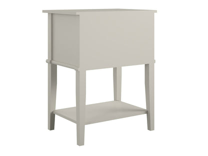 Šoninis staliukas Franklin Accent Stalas With 2 Stalčiai 5062319COM, Spalva: Taupe