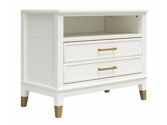 Naktinis staliukas Westerleigh Wide Nightstand Balta 8783013COM (Balta)