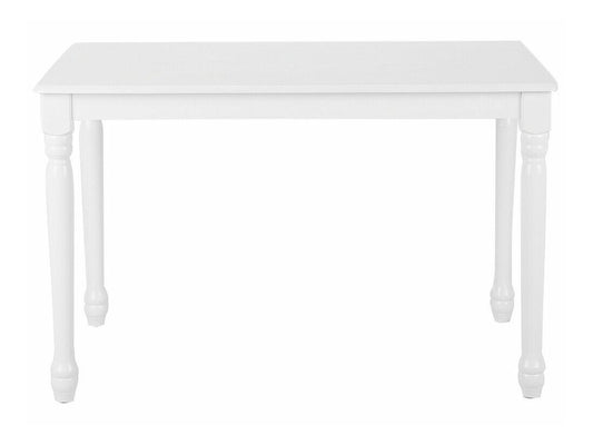 Stalas Medinės Dining Stalas 120 x 75 cm Balta CARY 110836