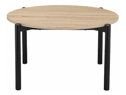 Žurnalinis staliukas Caleb Coffee Stalas 80 cm 4 places in Juoda Ąžuolas 7366387