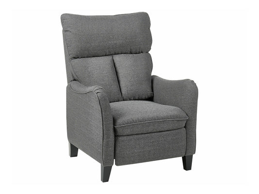 Fotelis reglaineris Gobelenas Pilka ROYSTON 423743 (Juoda + Pilka)