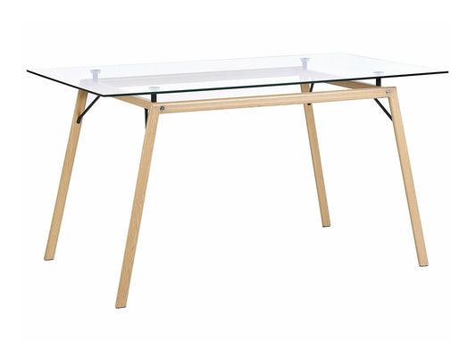 Stalas Stiklas Top Dining Stalas 140 x 80 cm KAMINA 238787