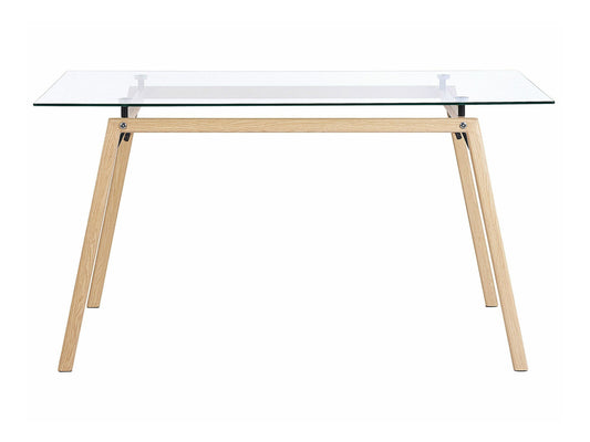 Stalas Stiklas Top Dining Stalas 140 x 80 cm KAMINA 238787