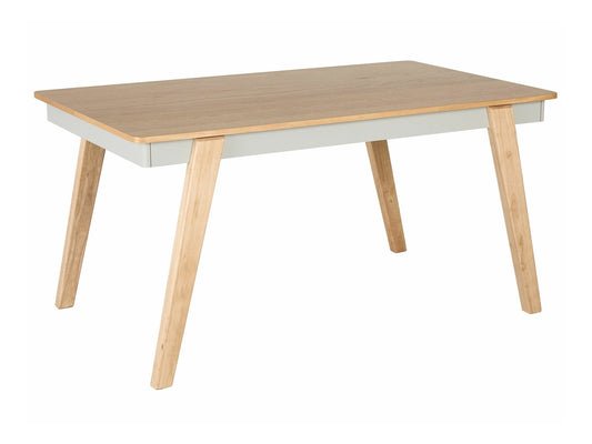 Stalas Dining Stalas 150 x 90 cm Šviesi Medis and Pilka PHOLA 335032