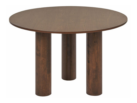 Stalas Apvalus Dining Stalas ⌀ 120 cm Tamsi Medis ORIN 398788 (Tamsus medis)